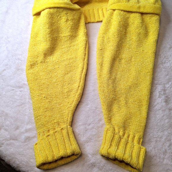 Urban Outfitters Turtleneck Sweater Sz L Crop Chenille Boho Colorful Preppy - Picture 11 of 12